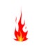 Hot Flame Fire Burning Icon