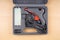 Hot glue gun in tool case
