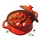 Hot goulash soup vector art free