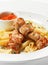 Hot Meat Dish - Grilled Pork with Pasta Penne