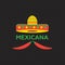 Hot Mexicano Chili Pepper Logo template. Mexican Fast food logotype