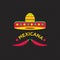 Hot Mexicano Chili Pepper Logo template. Mexican Fast food logotype