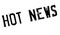 Hot News rubber stamp