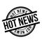 Hot News rubber stamp