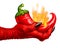 Hot Pepper Devil Hand
