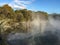 Hot pools in Kuirau Park in Rotorua New Zealand