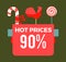 Hot prices 90 final sale poster with sweet candy sticks