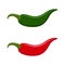 Hot Red and Green Chili Jalapeno