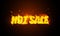 Hot Sale banner. Burning red hot sparks realistic fire