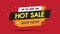 Hot Sale Fire Burn template banner concept design, Big sale special 60% offer.End of season special offer banner shop now. vector