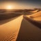 Hot Sands Of The Desert Sunset