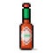 Hot sauce bottle pixel art