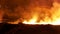 Hot shop at the metallurgical factory with molten steel in the chute. Stock footage. Metallurgical works, industrial