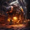 Hot shop of a metallurgical plant