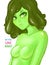 Hot slime girl