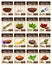 Hot spices for seasonings and condiments poster