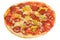 Hot Spicy Pepperoni and Pepper Pizza