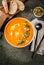 Hot and spicy pumpkin soup