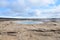 Hot-Spring geysir in Iceland with a cloudy blue sky