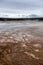 Hot Spring Landscape with colorful ground formation.