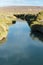 Hot spring oasis in the Black Rock desert