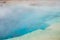 Hot Spring in Yellowstone. Morning Glory Pool in Yellowstone National Park of Wyoming