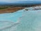 Hot springs and cascades at Pamukkale in Turkey