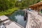 Hot Springs of the Liard River in Canada