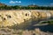 Hot Springs State Park in Thermopolis, Wyoming in summer