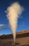 Hot steam at Sol de Manana geothermal field, Bolivia