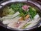 Hot Sukiyaki Shabu Ingredients in the Pot