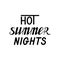 Hot summer nights