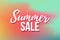 Hot Summer Sale banner. Trendy texture. Season vocation, weekend, holiday logo. Summer Time Wallpaper. Happy shiny Day