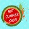 Hot summer sale template