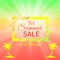 Hot Summer Sale Up to 70 Off Promotional Placard