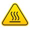 Hot surface caution sign