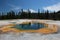 Hot thermal spring in Yellowstone