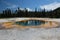 Hot thermal spring in Yellowstone