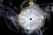 Hot Time: Pocket Watch Enveloped in White Smoke