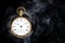 Hot Time: Pocket Watch Enveloped in White Smoke