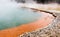 Hot volcanic spring in New Zealand