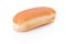 Hotdog bun isolated on white