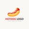 Hotdog logo design illustration