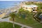 Hotel and beach in Malia, Crete