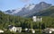 Hotel building mountain resort davos switzerland