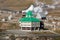 Hotel building on territory of Geothermal Power Station in Kamchatka