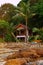 Hotel bungalow in Thailand between jungle and beach