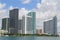 Hotel and Condominiums Overlooking the Intracoastal Waterway