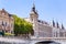 Hotel de Ville City Hall and Castle Conciergerie. Pont au Cha