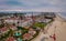 Hotel Del Coronado aerial and Navy Housing on Silverstrand, San Diego